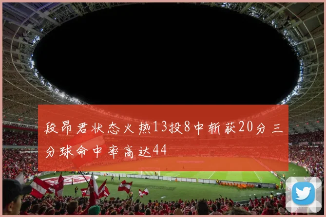 段昂君状态火热13投8中斩获20分三分球命中率高达44